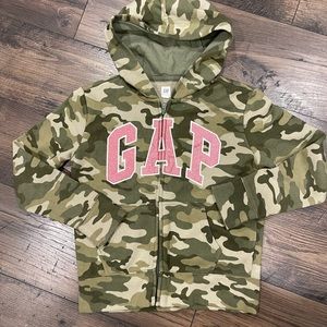Gap girls sweater camo